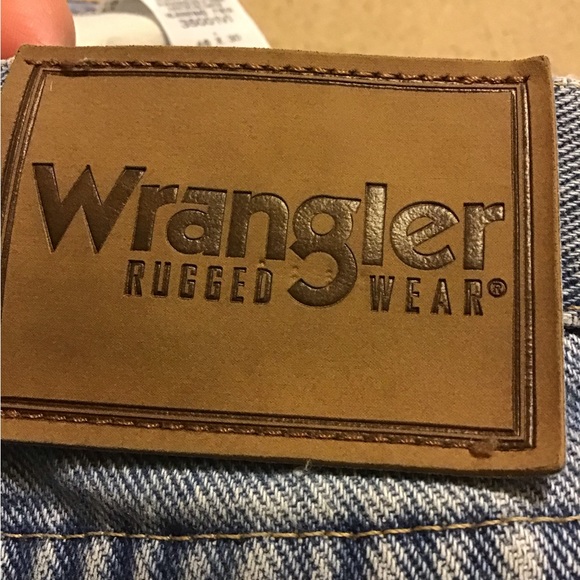 WRANGLER VINTAGE RUGGED WEAR MENS JEANS 46x30 GUC STRAIGHT LEG MADE IN MÉXICO - Picture 4 of 4